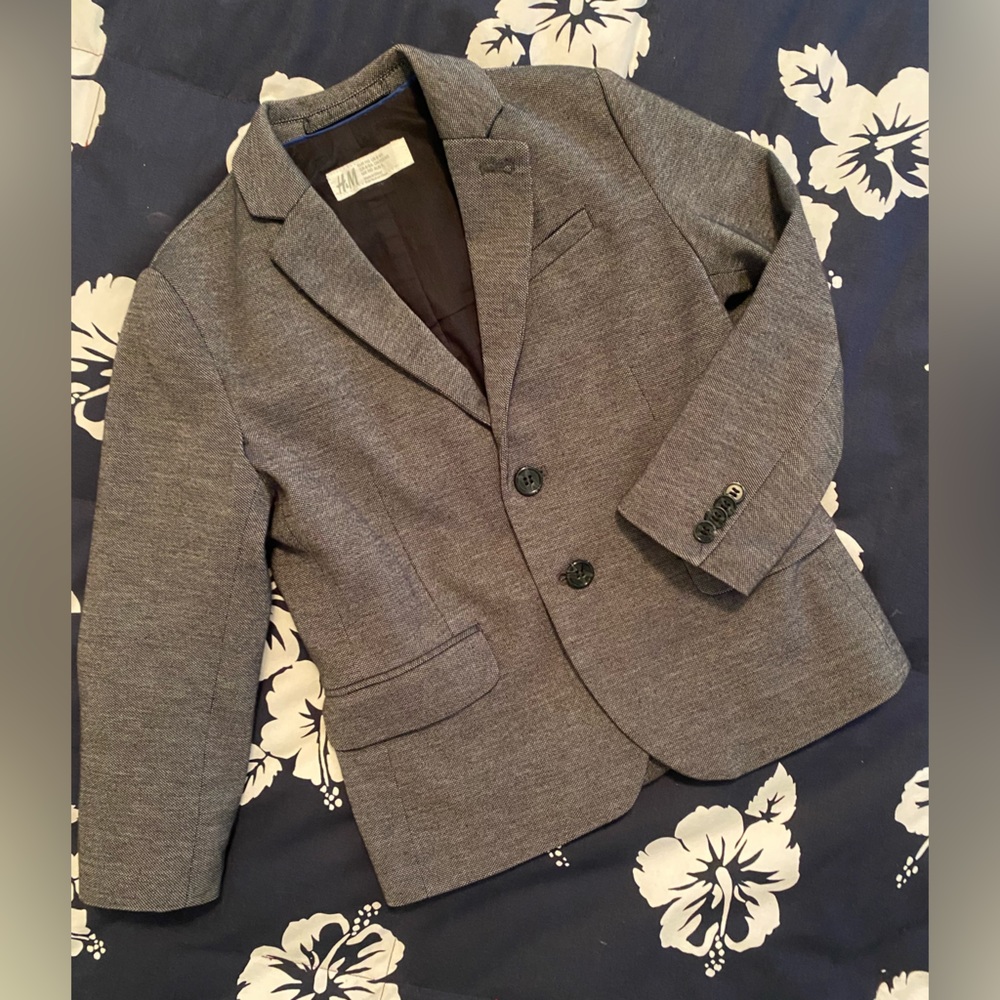 H&M Kids Textured Knit Blazer/Jacket 4/5
